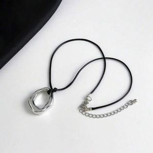 - Elegant simple necklace with pendant